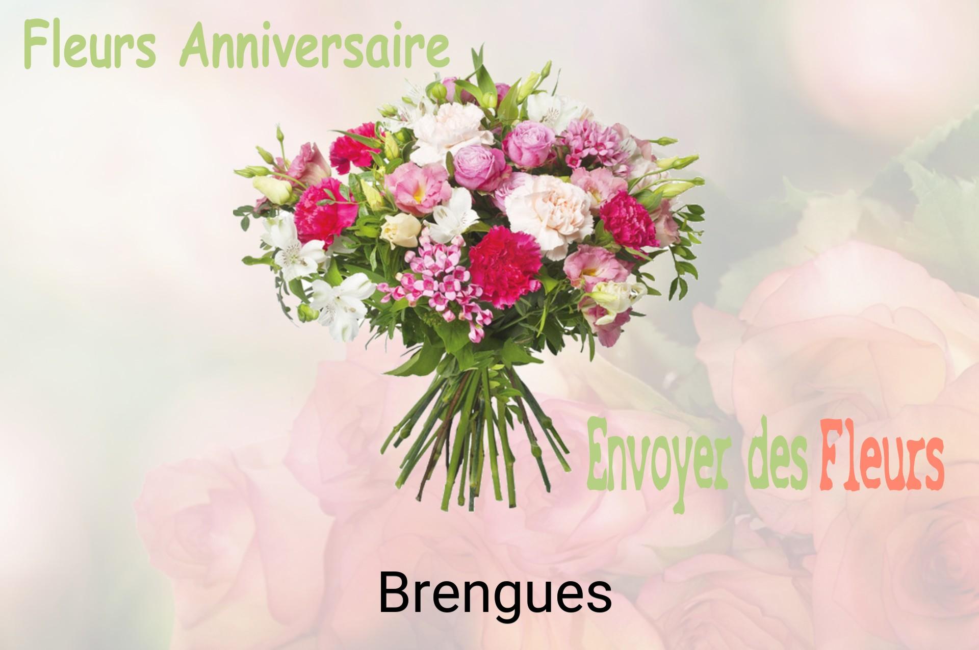 Bouquet de fleurs d’anniversaire livré à Brengues